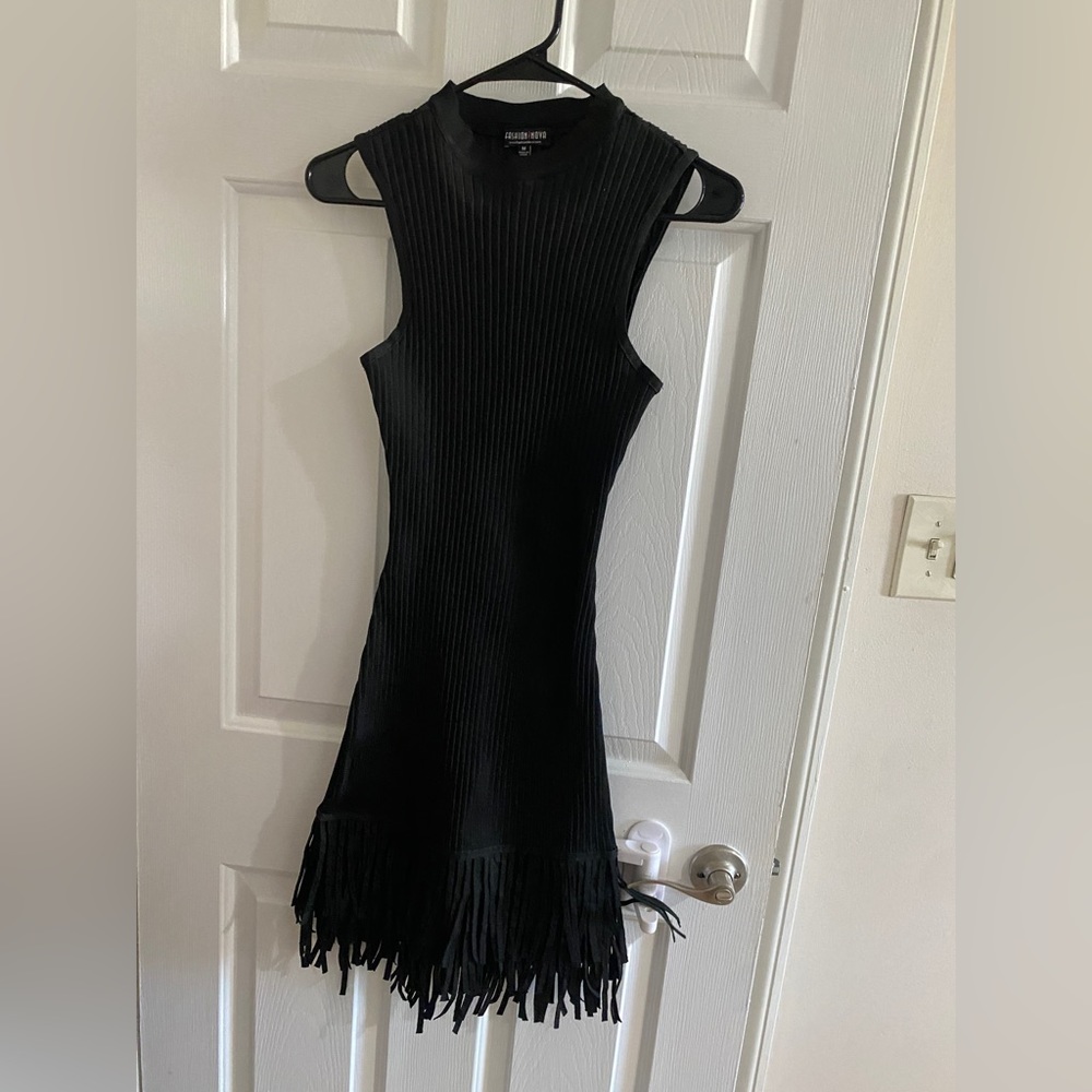 Fashion Nova Fringe bodycon mini NWOT